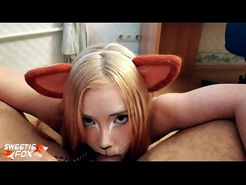 ❤️ Kitsune ngulu kontol lan cum ing dheweke tutuk ☑ Video kurang ajar  ing kita  ❌❤